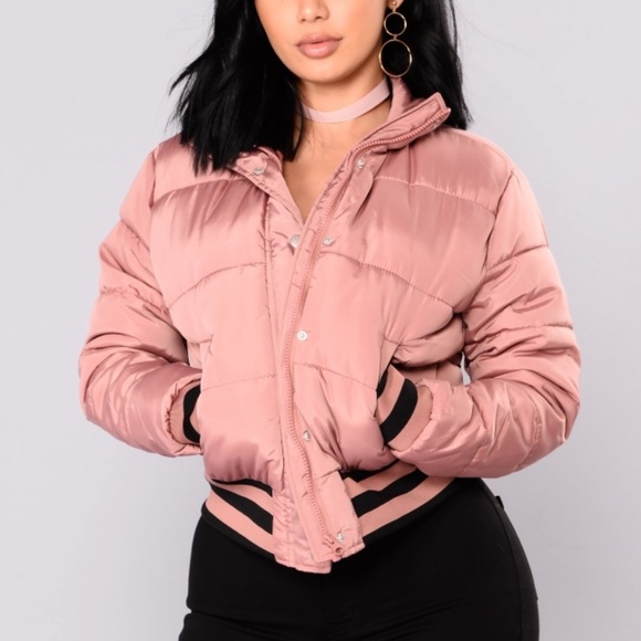 Fashion Nova Jackets & Blazers - pink puffer jacket
